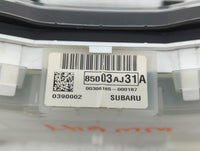 2011 Subaru Legacy Instrument Cluster Speedometer Gauges P/N:85003AJ31A Fits OEM Used Auto Parts - Oemusedautoparts1.com
