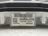 2011 Subaru Legacy Instrument Cluster Speedometer Gauges P/N:85003AJ31A Fits OEM Used Auto Parts - Oemusedautoparts1.com
