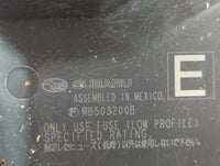 2010-2014 Subaru Legacy Fusebox Fuse Box Panel Relay Module P/N:MB102800B MB10280B, MB102801B Fits Fits 2010 2011 2012 2013 