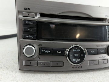 2010-2012 Subaru Legacy Am Fm Cd Player Radio Receiver