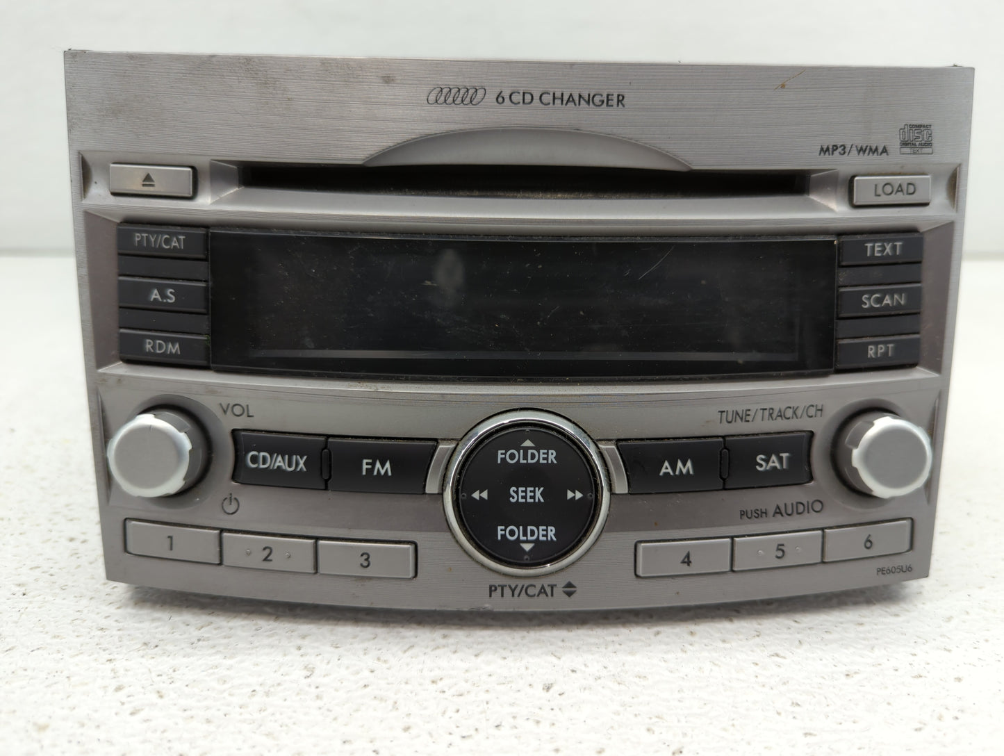 2010-2012 Subaru Legacy Am Fm Cd Player Radio Receiver - Oemusedautoparts1.com