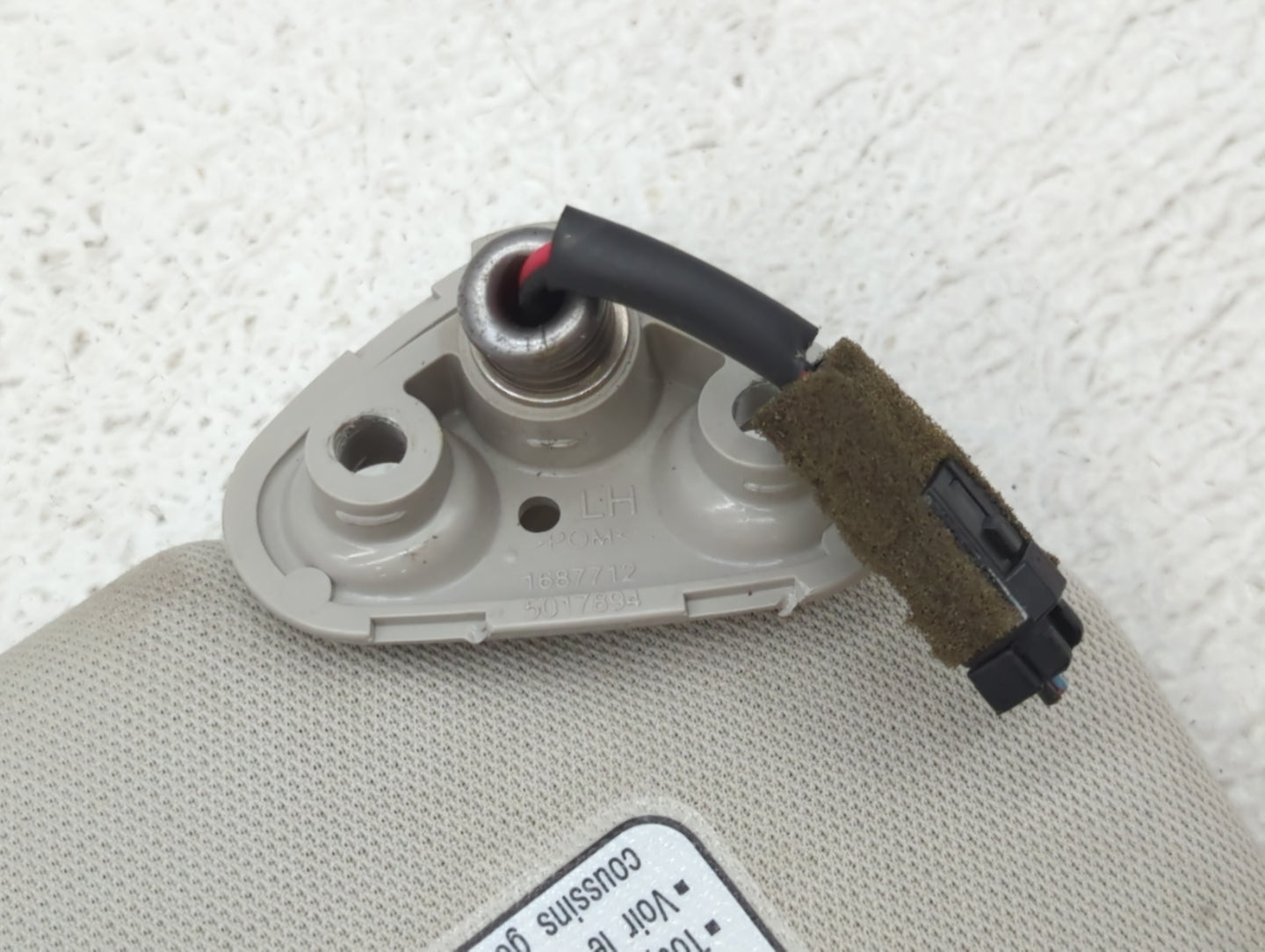2010-2014 Subaru Legacy Sun Visor Shade Replacement Driver Left Mirror Fits Fits 2010 2011 2012 2013 2014 OEM Used Auto Part