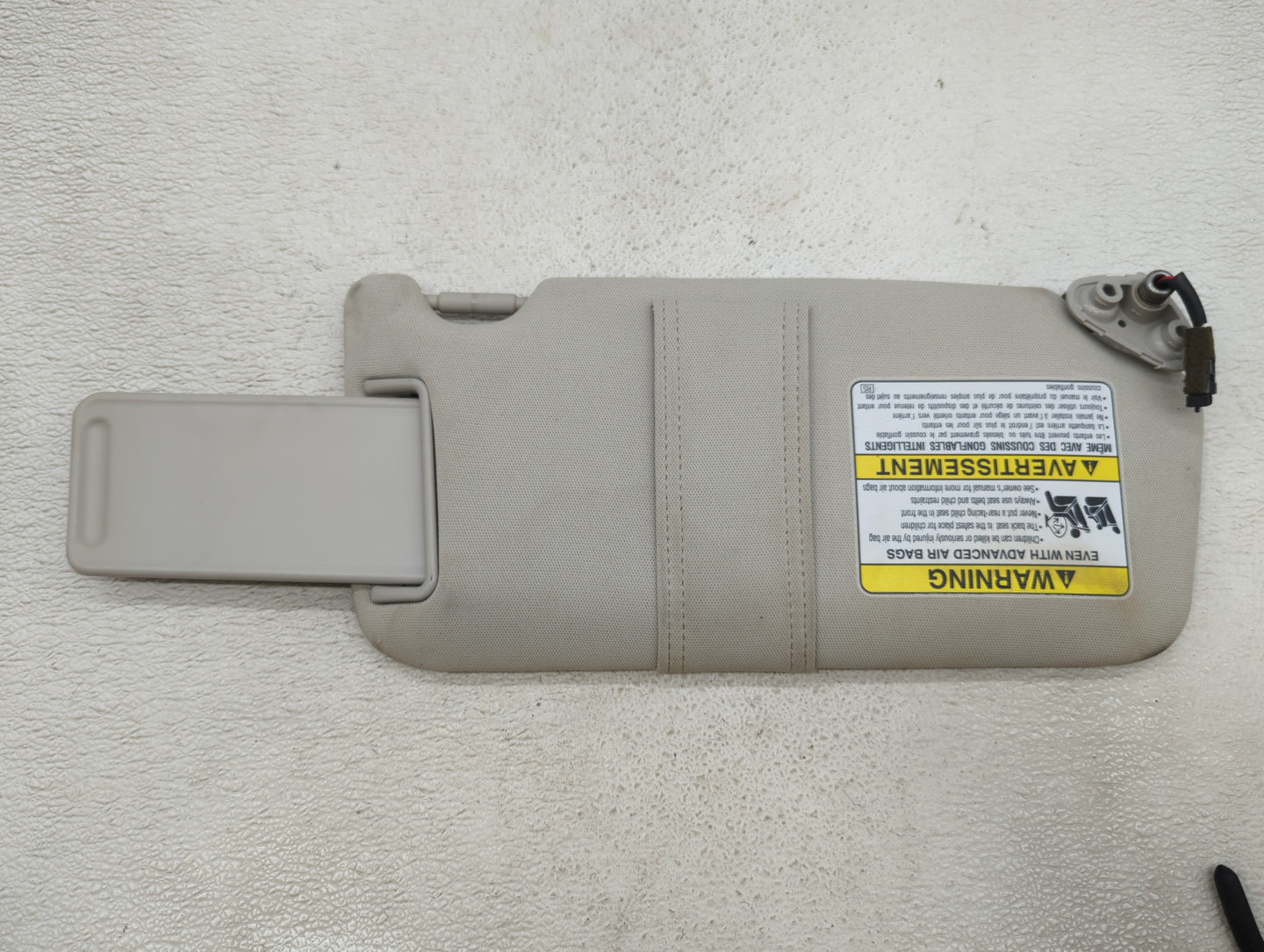 2010-2014 Subaru Legacy Sun Visor Shade Replacement Driver Left Mirror Fits Fits 2010 2011 2012 2013 2014 OEM Used Auto Part