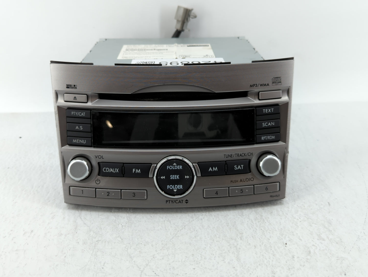 2010-2012 Subaru Legacy Am Fm Cd Player Radio Receiver - Oemusedautoparts1.com
