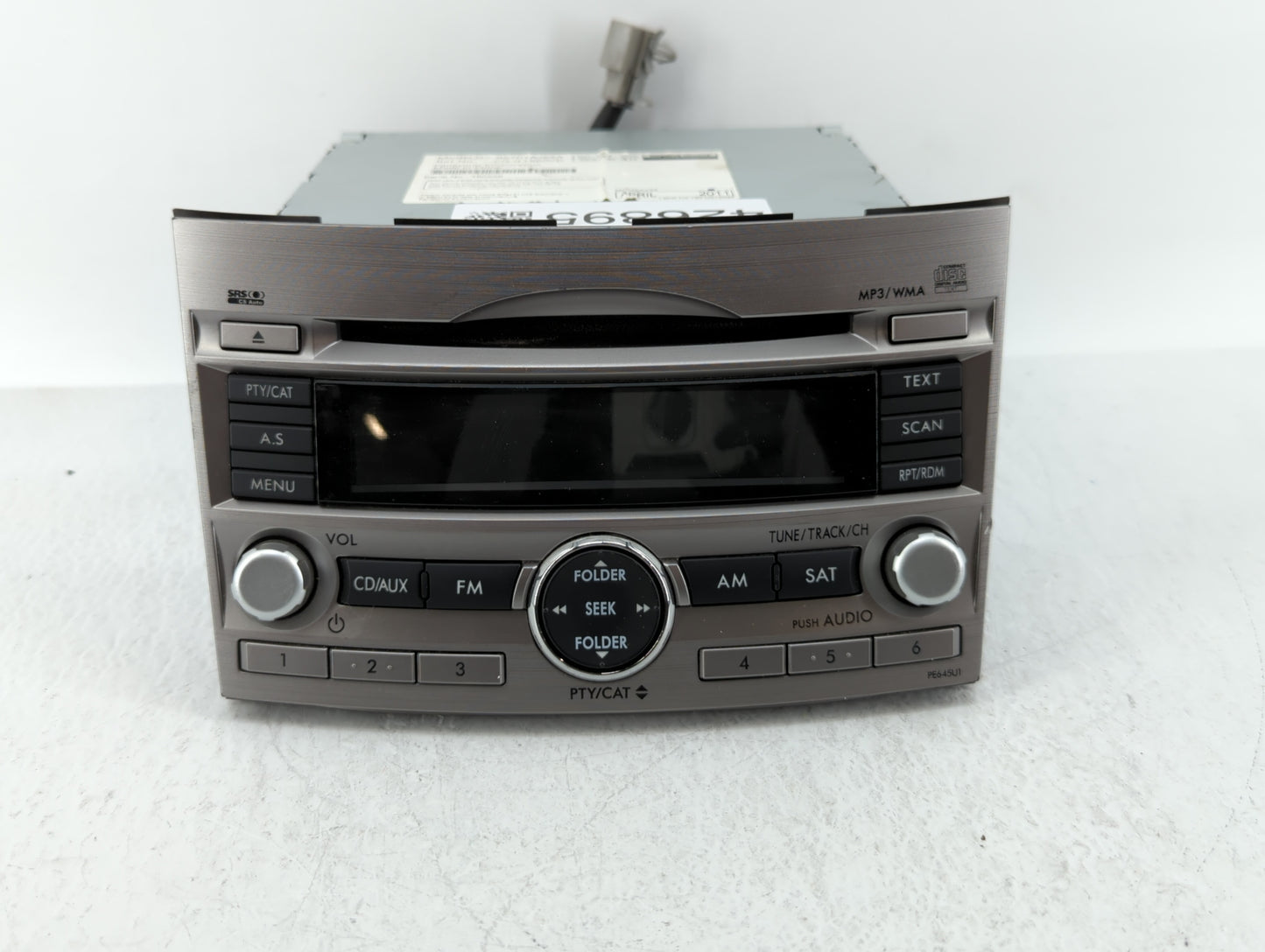 2010-2012 Subaru Legacy Am Fm Cd Player Radio Receiver - Oemusedautoparts1.com