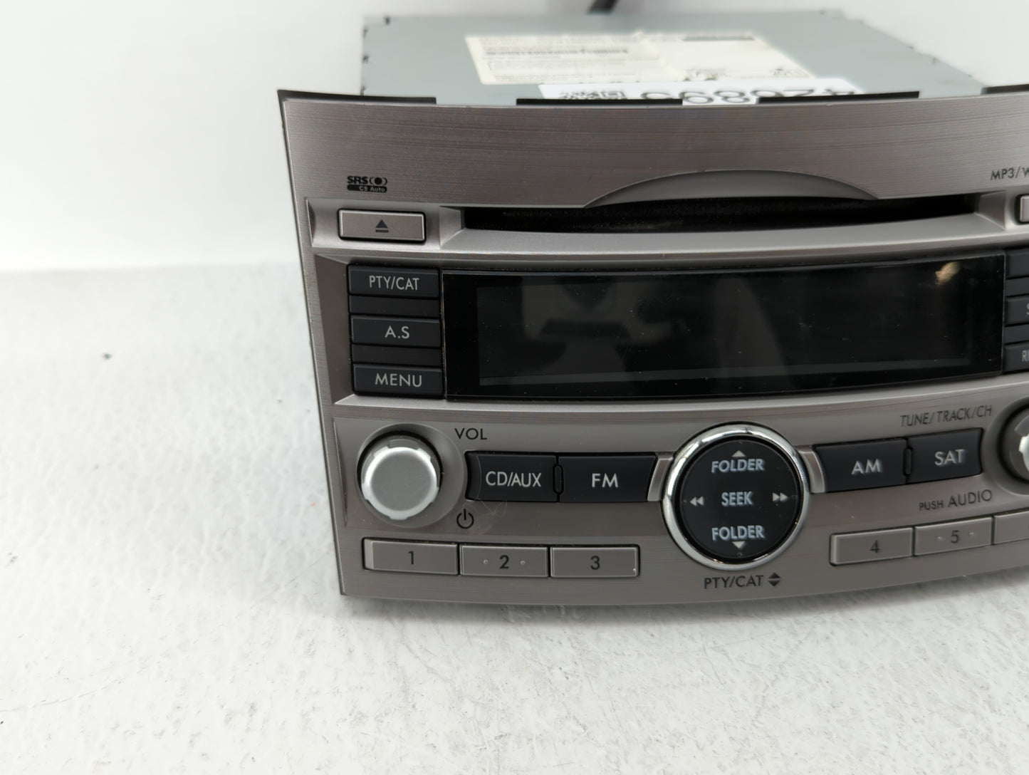 2010-2012 Subaru Legacy Am Fm Cd Player Radio Receiver - Oemusedautoparts1.com