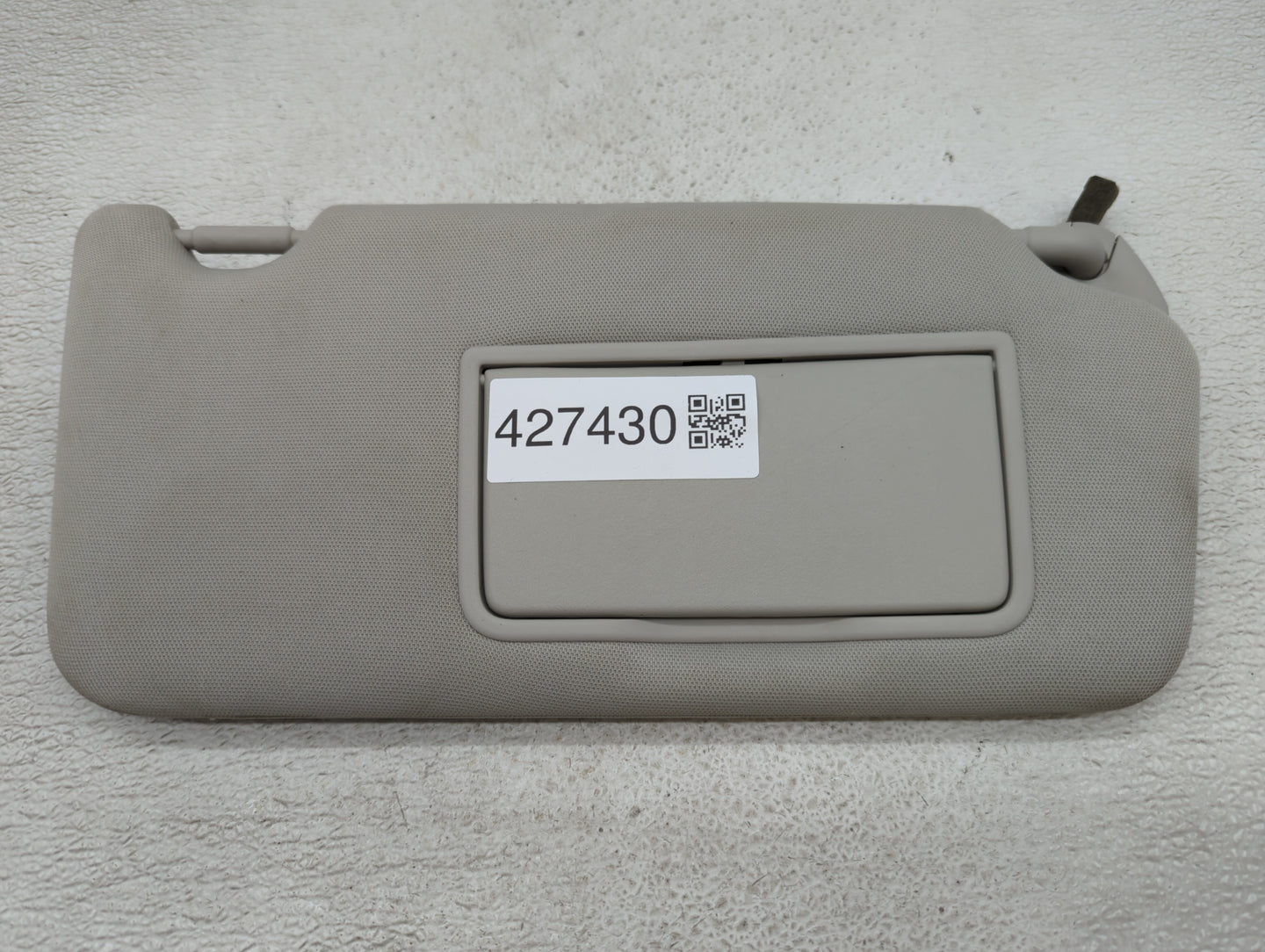 2010-2014 Subaru Legacy Sun Visor Shade Replacement Passenger Right Mirror Fits Fits 2010 2011 2012 2013 2014 OEM Used Auto 