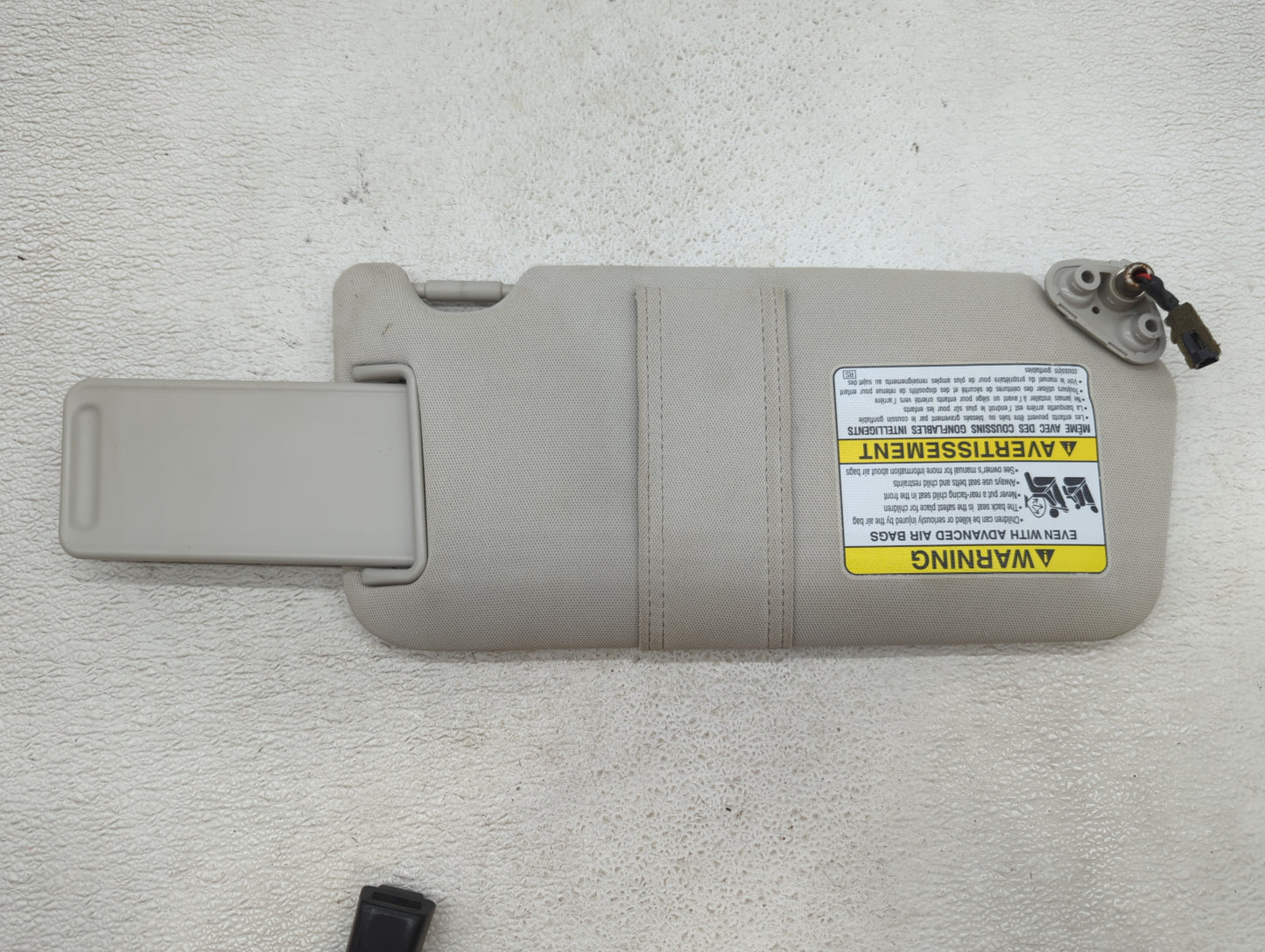 2010-2014 Subaru Legacy Sun Visor Shade Replacement Driver Left Mirror Fits Fits 2010 2011 2012 2013 2014 OEM Used Auto Part