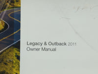 2011 Subaru Legacy Owners Manual Book Guide OEM Used Auto Parts - Oemusedautoparts1.com