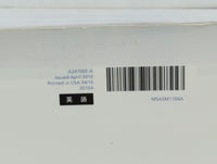 2011 Subaru Legacy Owners Manual Book Guide OEM Used Auto Parts - Oemusedautoparts1.com