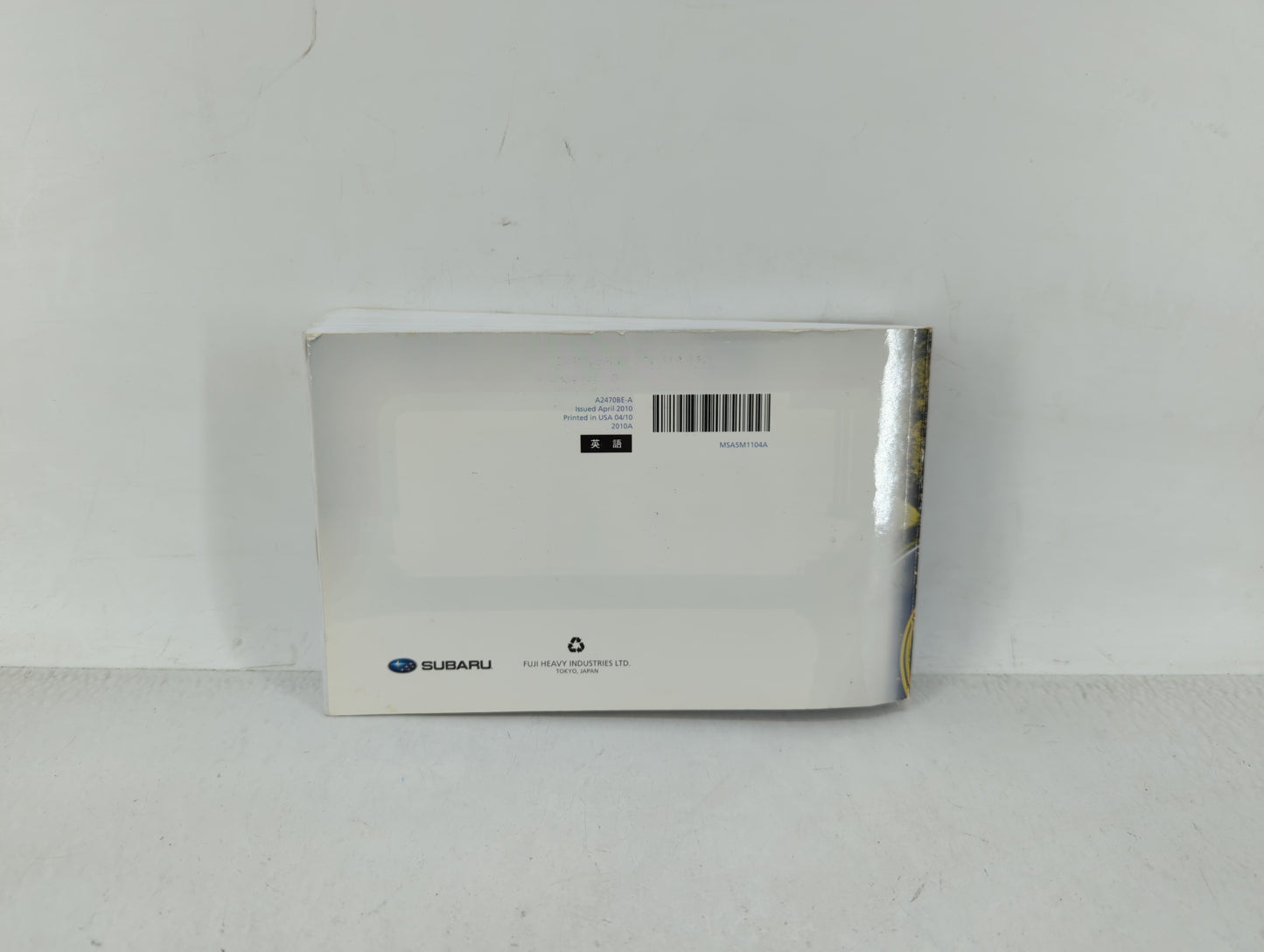 2011 Subaru Legacy Owners Manual Book Guide OEM Used Auto Parts - Oemusedautoparts1.com