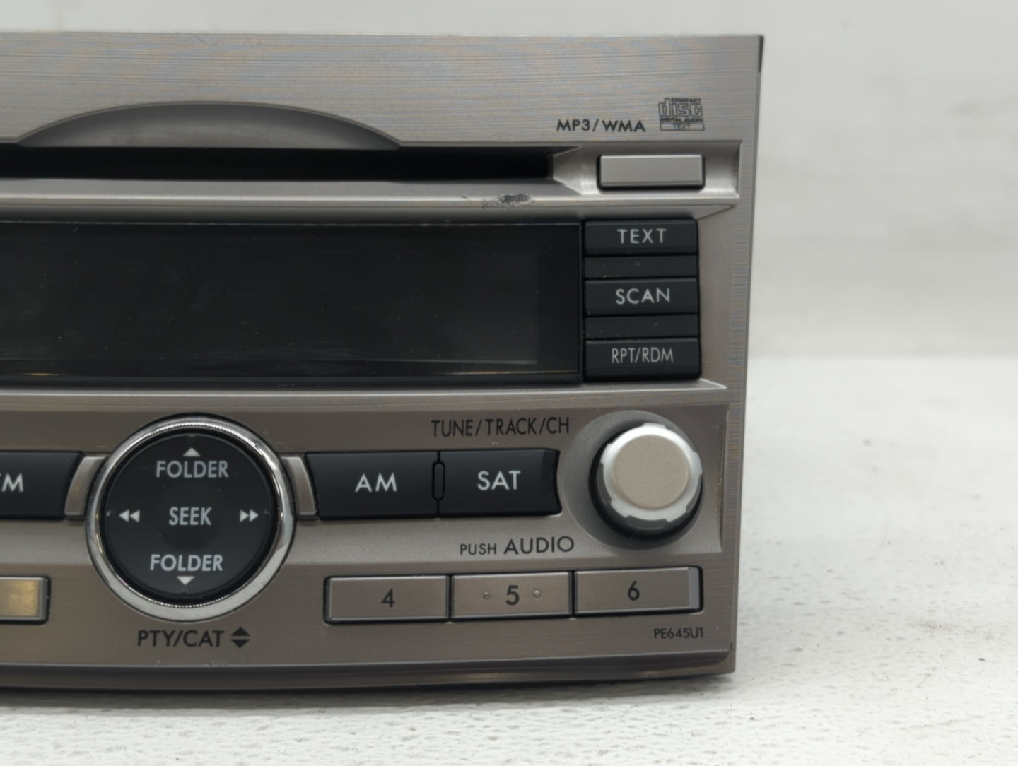 2010-2012 Subaru Legacy Am Fm Cd Player Radio Receiver - Oemusedautoparts1.com