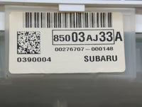 2011 Subaru Legacy Instrument Cluster Speedometer Gauges P/N:85003AJ33A Fits OEM Used Auto Parts - Oemusedautoparts1.com