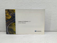 2011 Subaru Legacy Owners Manual Book Guide OEM Used Auto Parts - Oemusedautoparts1.com