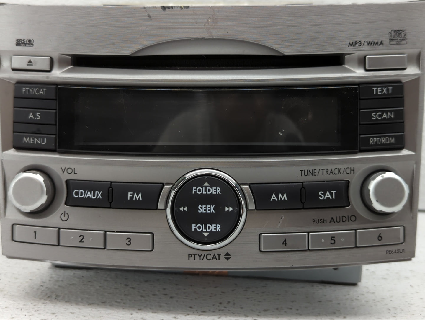 2010-2012 Subaru Legacy Am Fm Cd Player Radio Receiver - Oemusedautoparts1.com