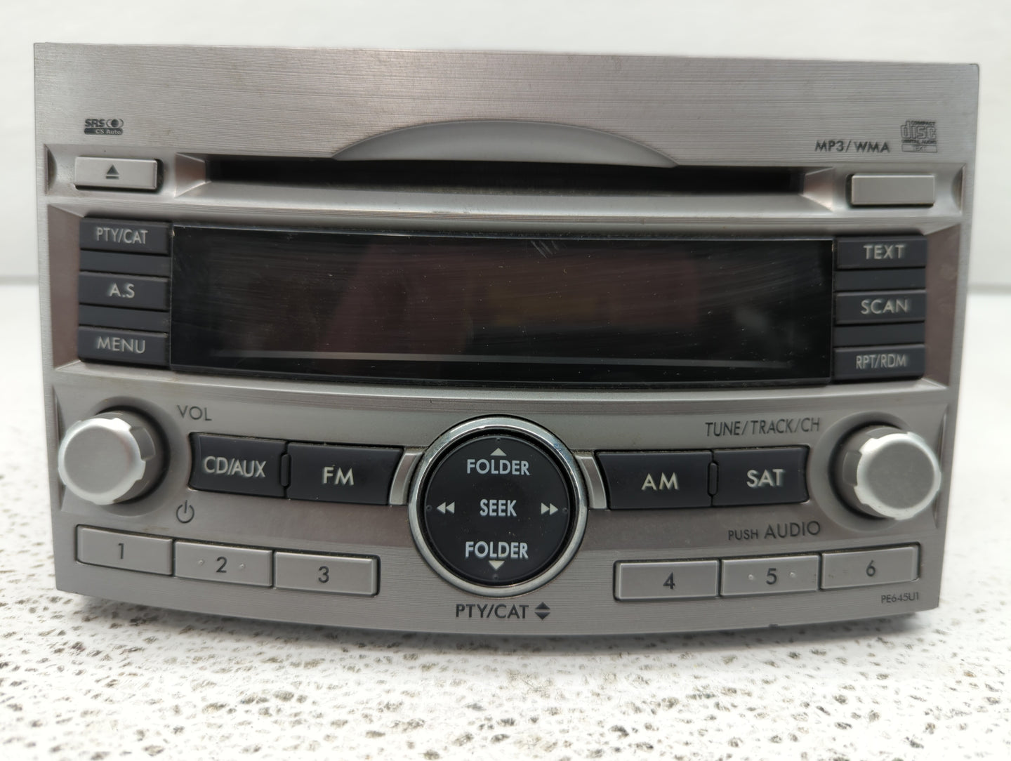 2010-2012 Subaru Legacy Am Fm Cd Player Radio Receiver - Oemusedautoparts1.com