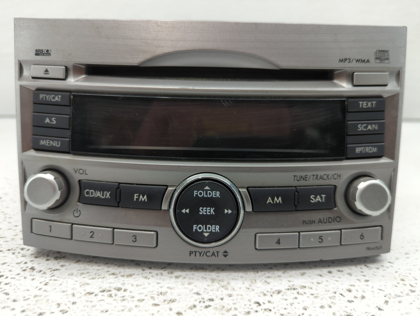 2010-2012 Subaru Legacy Am Fm Cd Player Radio Receiver - Oemusedautoparts1.com