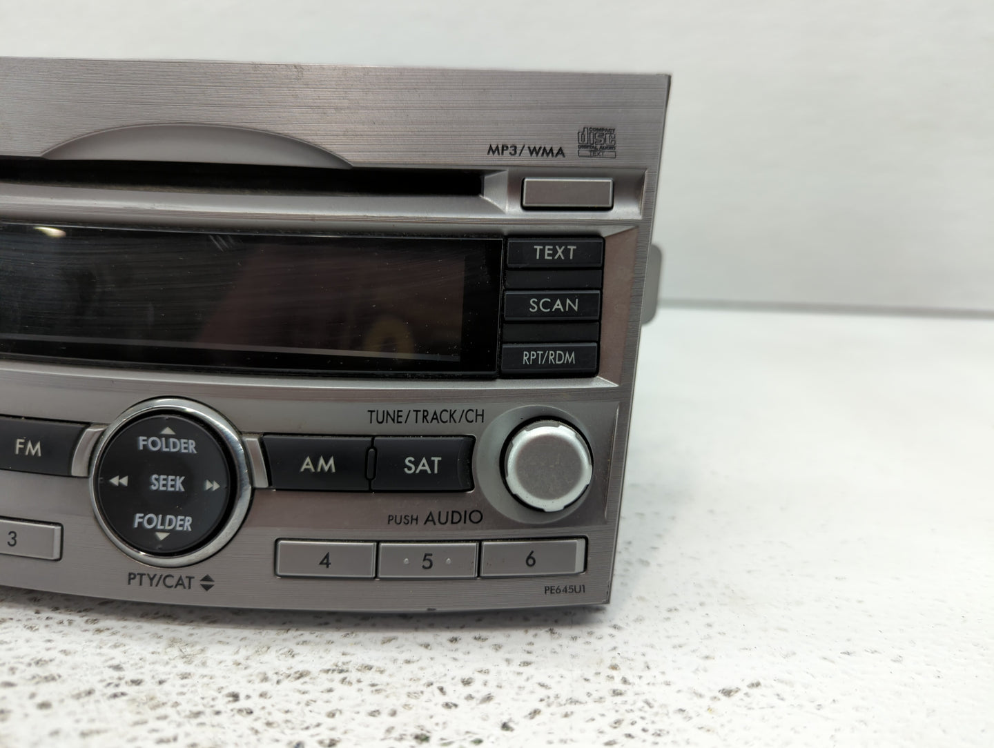 2010-2012 Subaru Legacy Am Fm Cd Player Radio Receiver - Oemusedautoparts1.com