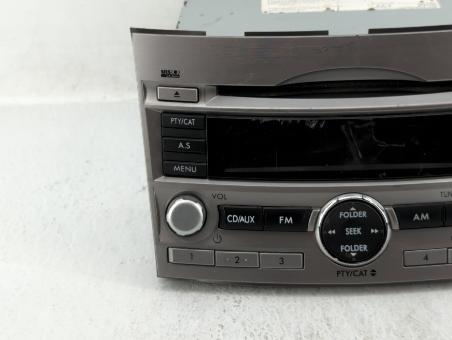 2010-2012 Subaru Legacy Radio AM FM Cd Player Receiver Replacement P/N:86201AJ65A 86201AJ64A Fits Fits 2010 2011 2012 OEM Us