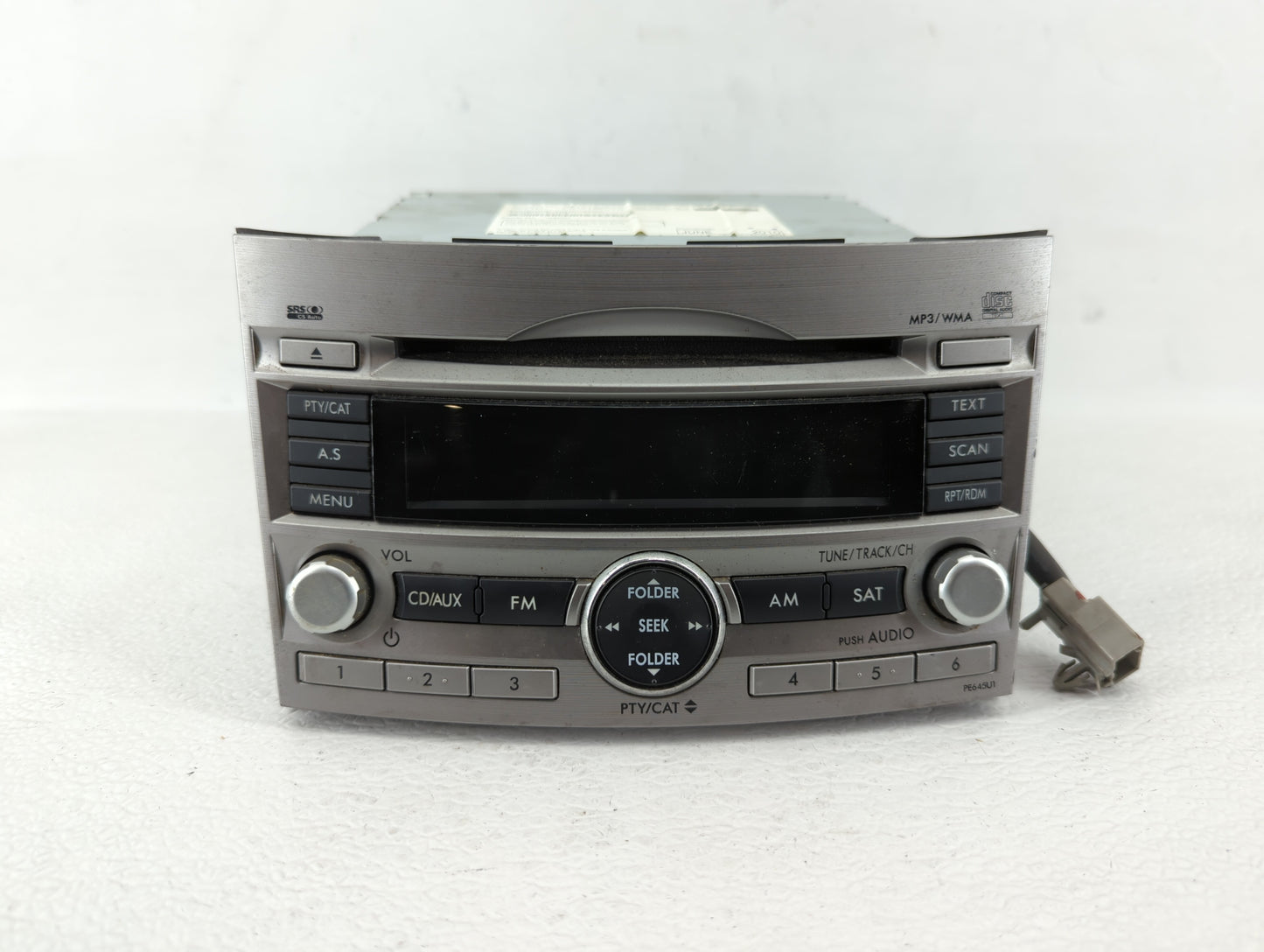 2010-2012 Subaru Legacy Radio AM FM Cd Player Receiver Replacement P/N:86201AJ65A 86201AJ64A Fits Fits 2010 2011 2012 OEM Us