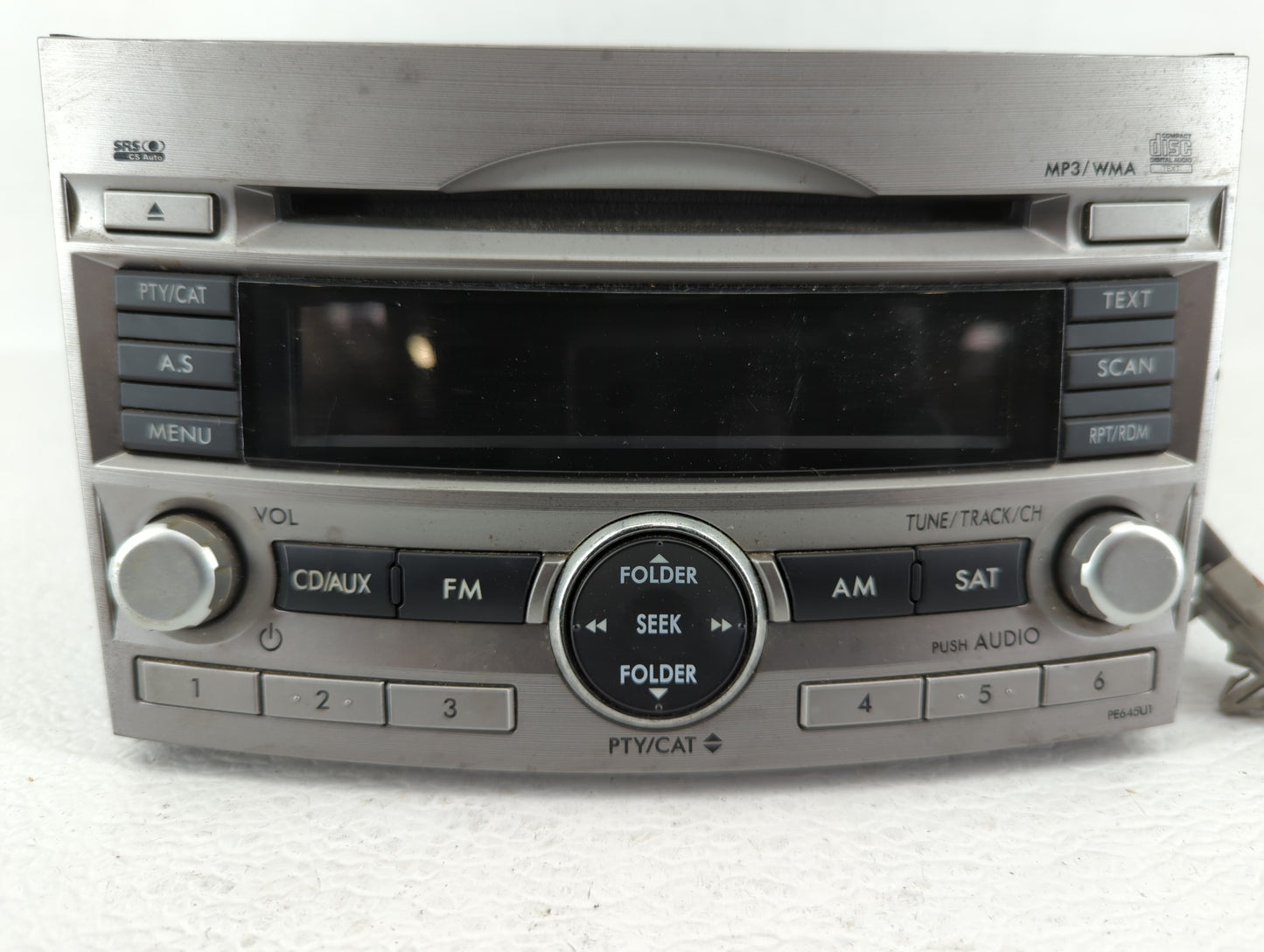 2010-2012 Subaru Legacy Radio AM FM Cd Player Receiver Replacement P/N:86201AJ65A 86201AJ64A Fits Fits 2010 2011 2012 OEM Us