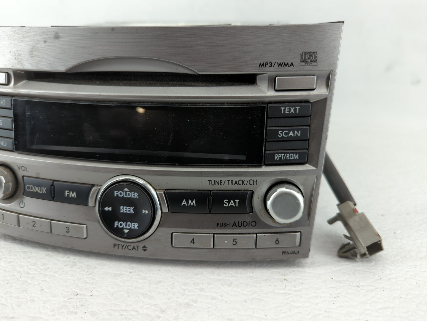 2010-2012 Subaru Legacy Radio AM FM Cd Player Receiver Replacement P/N:86201AJ65A 86201AJ64A Fits Fits 2010 2011 2012 OEM Us