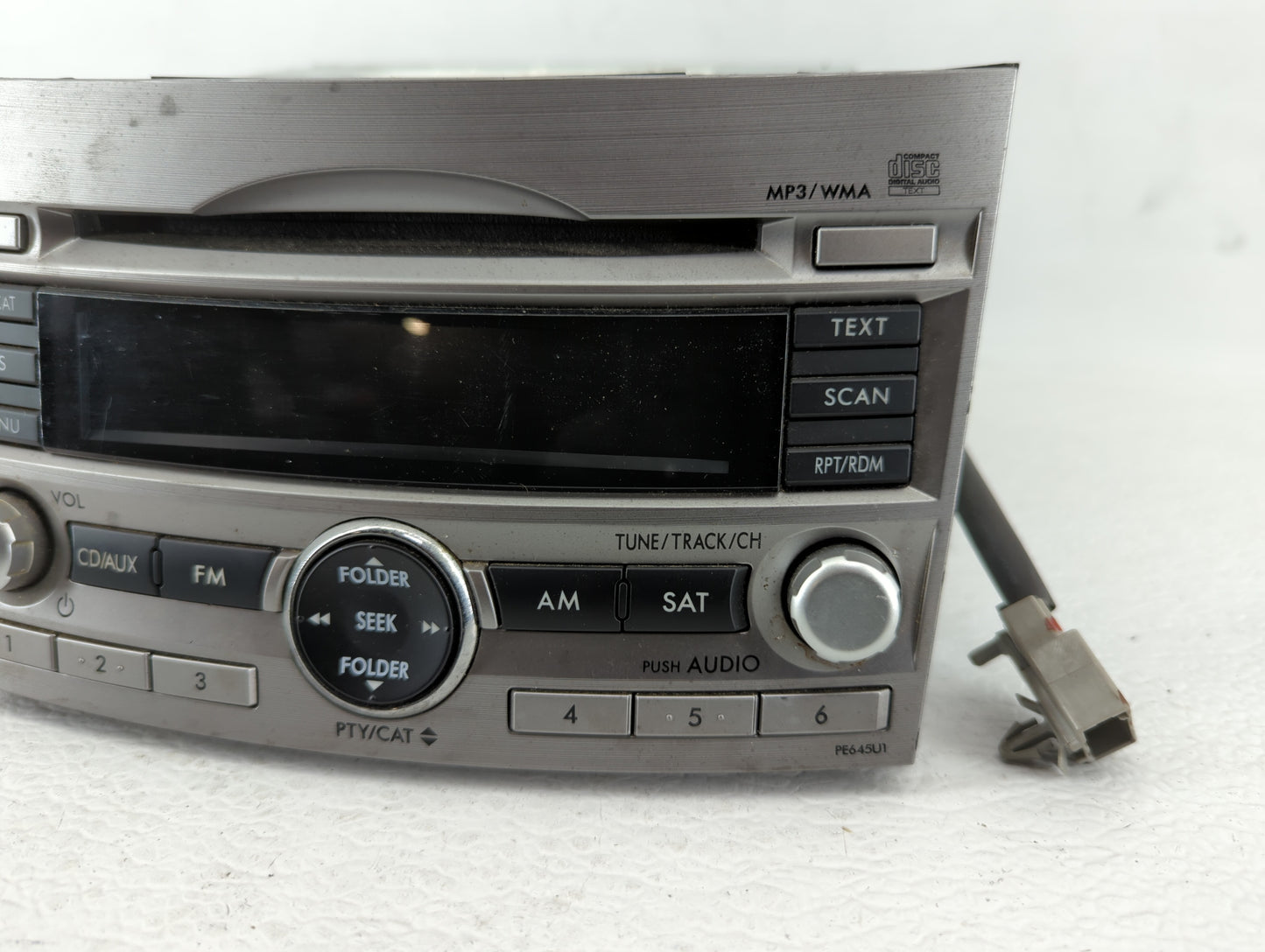 2010-2012 Subaru Legacy Radio AM FM Cd Player Receiver Replacement P/N:86201AJ65A 86201AJ64A Fits Fits 2010 2011 2012 OEM Us
