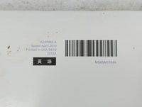 2011 Subaru Legacy Owners Manual Book Guide OEM Used Auto Parts - Oemusedautoparts1.com