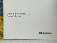 2011 Subaru Legacy Owners Manual Book Guide OEM Used Auto Parts - Oemusedautoparts1.com