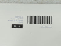 2011 Subaru Legacy Owners Manual Book Guide OEM Used Auto Parts - Oemusedautoparts1.com