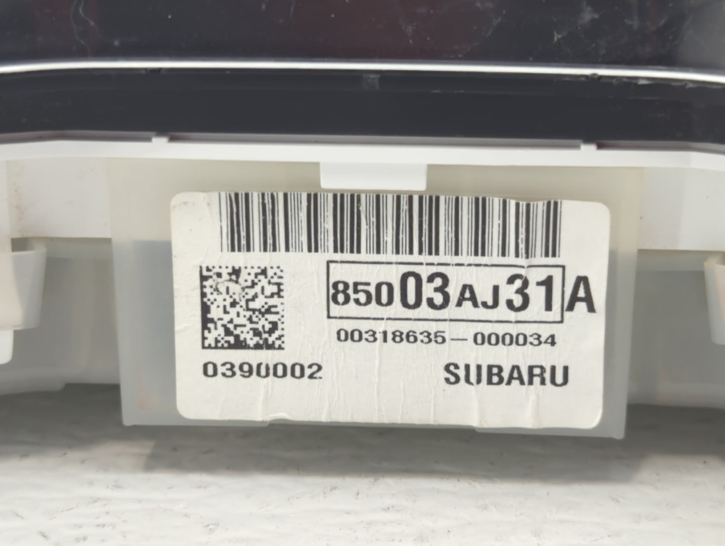 2011 Subaru Legacy Instrument Cluster Speedometer Gauges P/N:85003AJ31A Fits OEM Used Auto Parts - Oemusedautoparts1.com