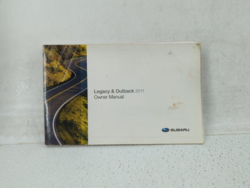 2011 Subaru Legacy Owners Manual Book Guide OEM Used Auto Parts