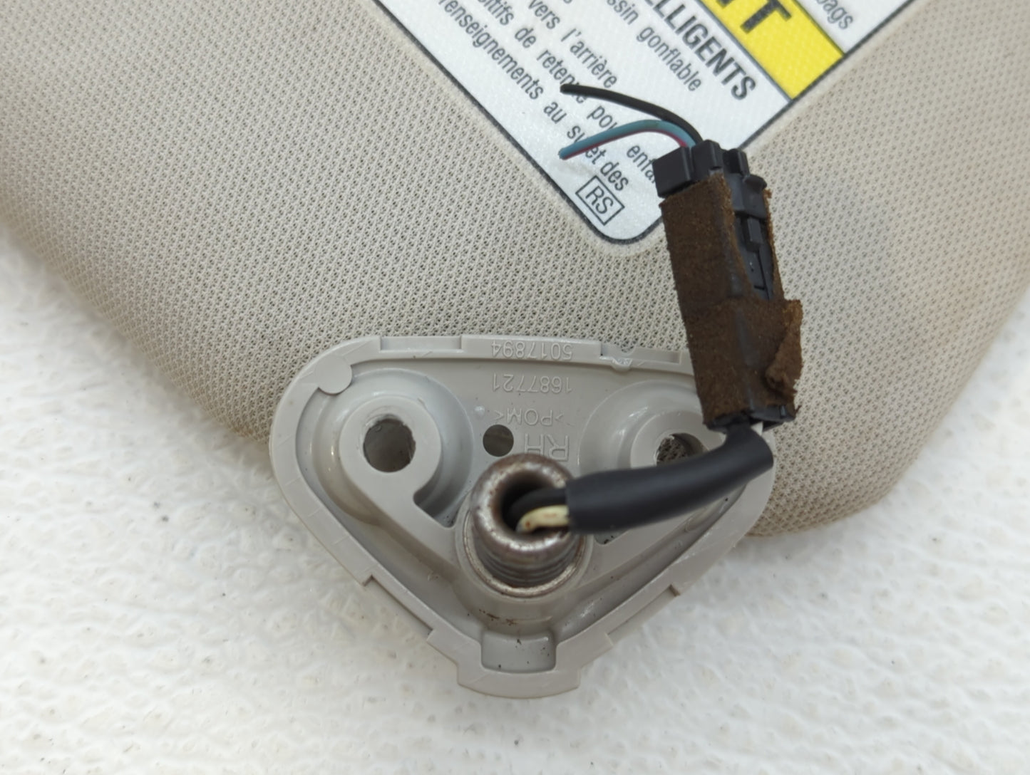 2010-2014 Subaru Legacy Sun Visor Shade Replacement Passenger Right Mirror Fits Fits 2010 2011 2012 2013 2014 OEM Used Auto 