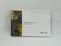2011 Subaru Legacy Owners Manual Book Guide OEM Used Auto Parts - Oemusedautoparts1.com