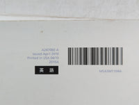 2011 Subaru Legacy Owners Manual Book Guide OEM Used Auto Parts - Oemusedautoparts1.com