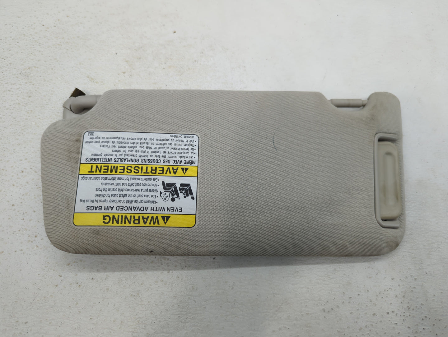 2010-2014 Subaru Legacy Sun Visor Shade Replacement Passenger Right Mirror Fits Fits 2010 2011 2012 2013 2014 OEM Used Auto 