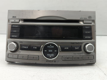 2010-2012 Subaru Legacy Radio AM FM Cd Player Receiver Replacement P/N:86201J64A Fits Fits 2010 2011 2012 OEM Used Auto Part