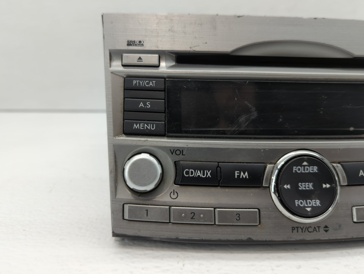 2010-2012 Subaru Legacy Radio AM FM Cd Player Receiver Replacement P/N:86201J64A Fits Fits 2010 2011 2012 OEM Used Auto Part