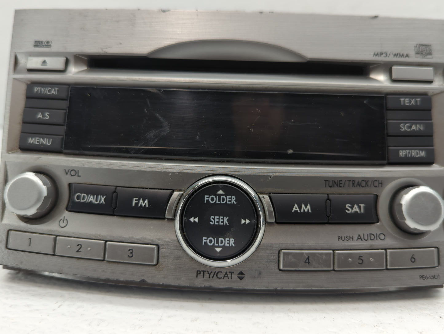 2010-2012 Subaru Legacy Radio AM FM Cd Player Receiver Replacement P/N:86201J64A Fits Fits 2010 2011 2012 OEM Used Auto Part