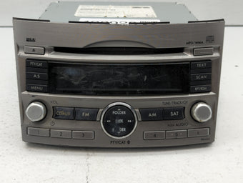 compare product 2010-2012 Subaru Legacy Radio AM FM Cd Player Receiver Replacement P/N:86201AJ6A Fits Fits 2010 2011 2012 OEM Used Auto Parts