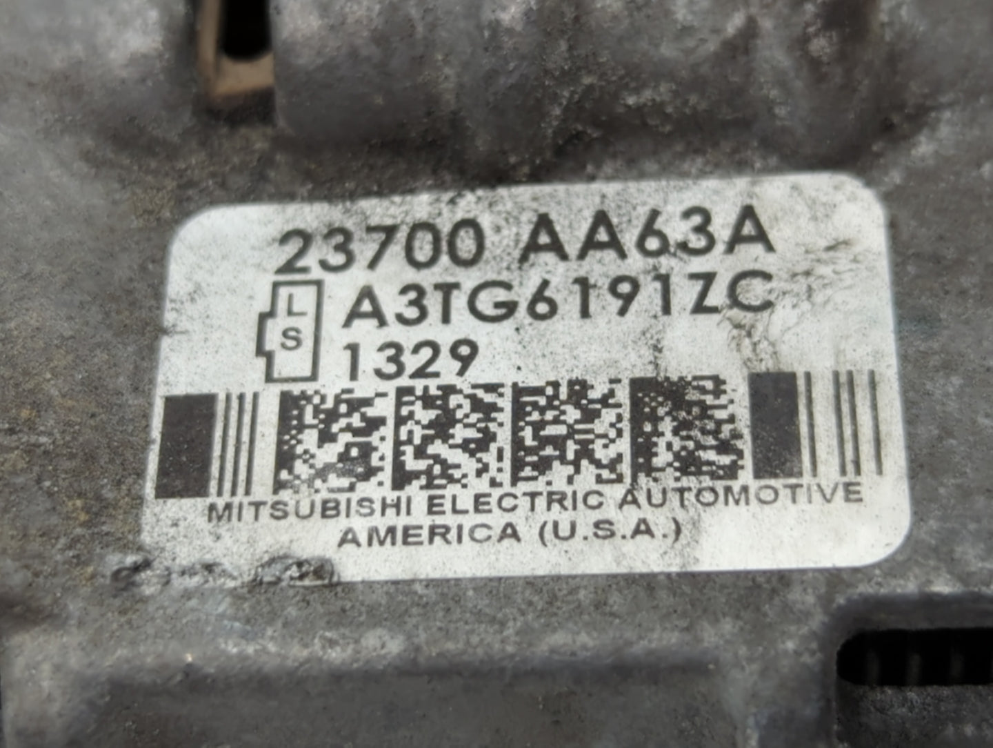 2010-2012 Subaru Legacy Alternator Replacement Generator Charging Assembly Engine OEM P/N:23700 AA63B 23700 AA63A Fits OEM U