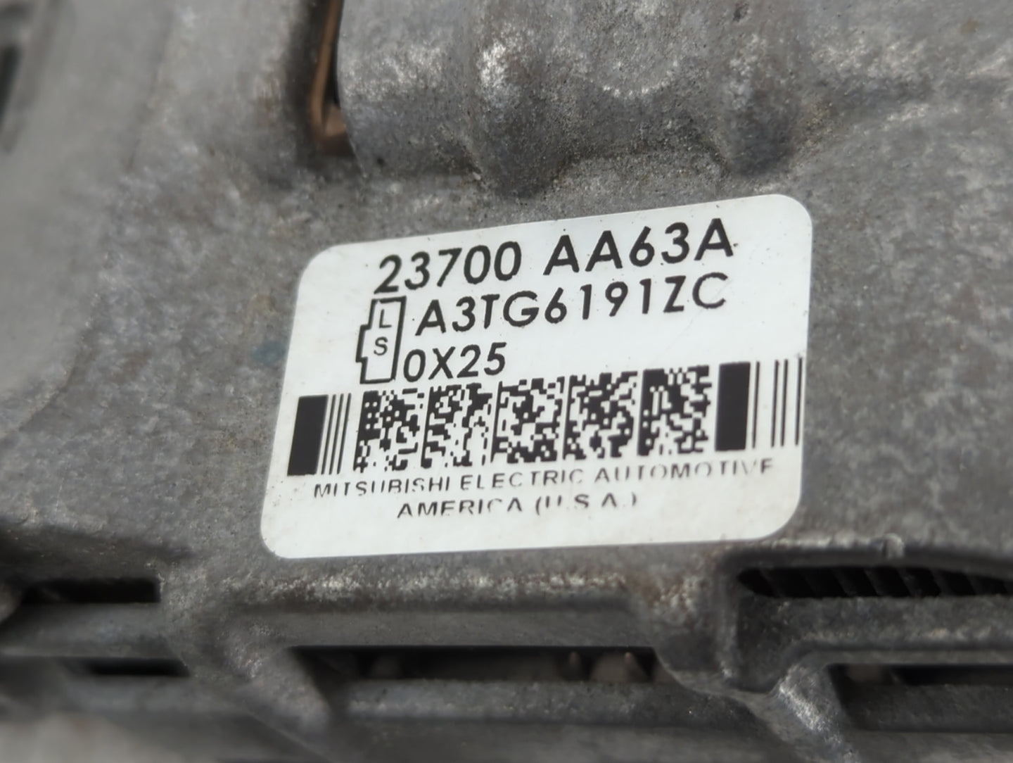 2010-2012 Subaru Legacy Alternator Replacement Generator Charging Assembly Engine OEM P/N:23700 AA63A 23700 AA63B Fits OEM U
