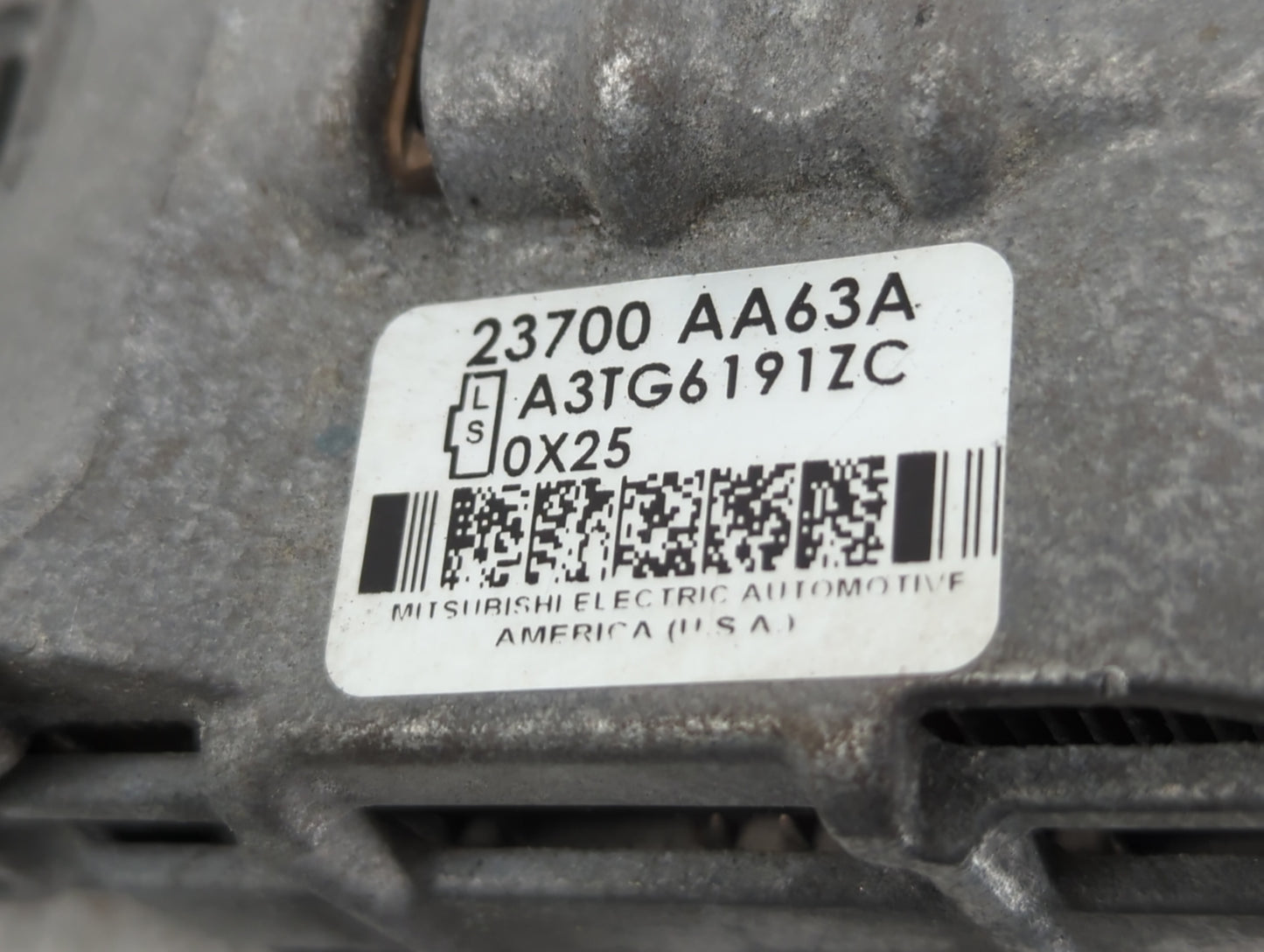 2010-2012 Subaru Legacy Alternator Replacement Generator Charging Assembly Engine OEM P/N:23700 AA63A 23700 AA63B Fits OEM U
