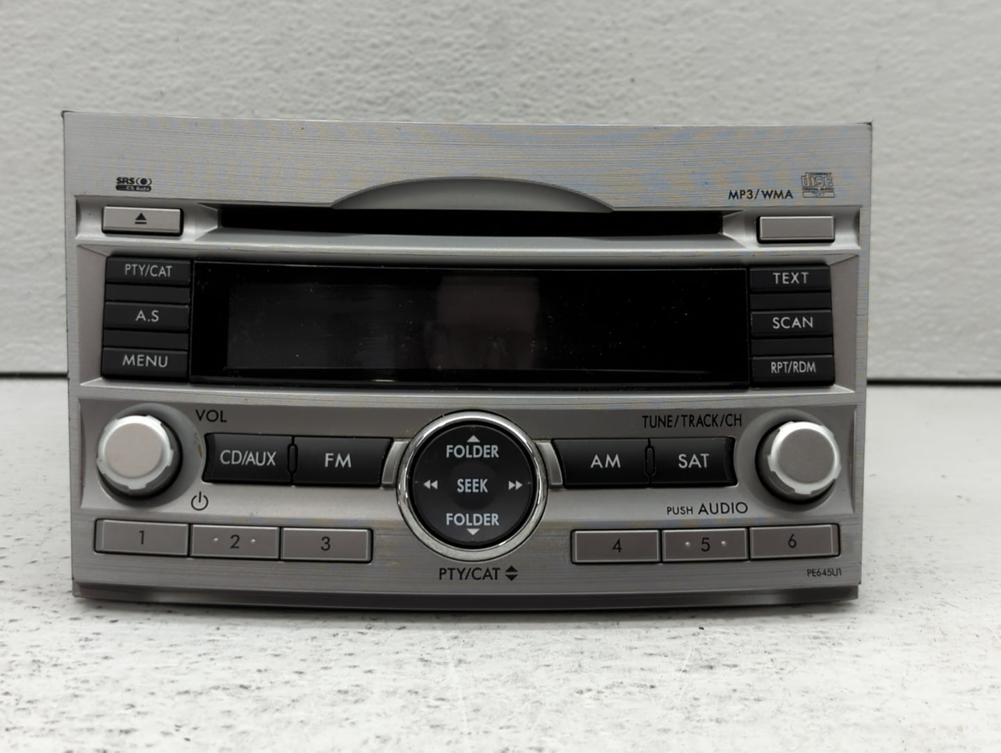 2010-2012 Subaru Legacy Am Fm Cd Player Radio Receiver - Oemusedautoparts1.com