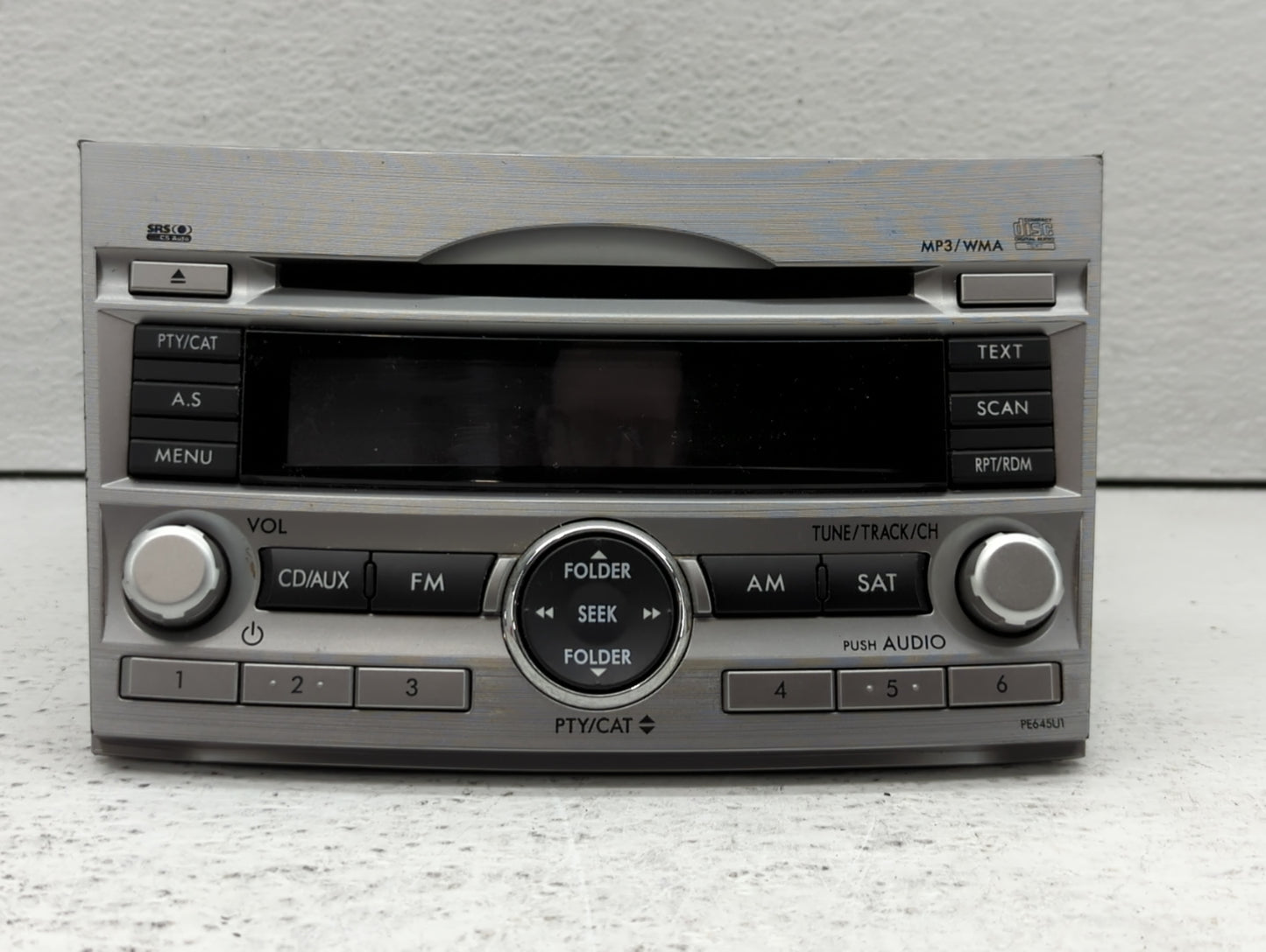 2010-2012 Subaru Legacy Am Fm Cd Player Radio Receiver - Oemusedautoparts1.com