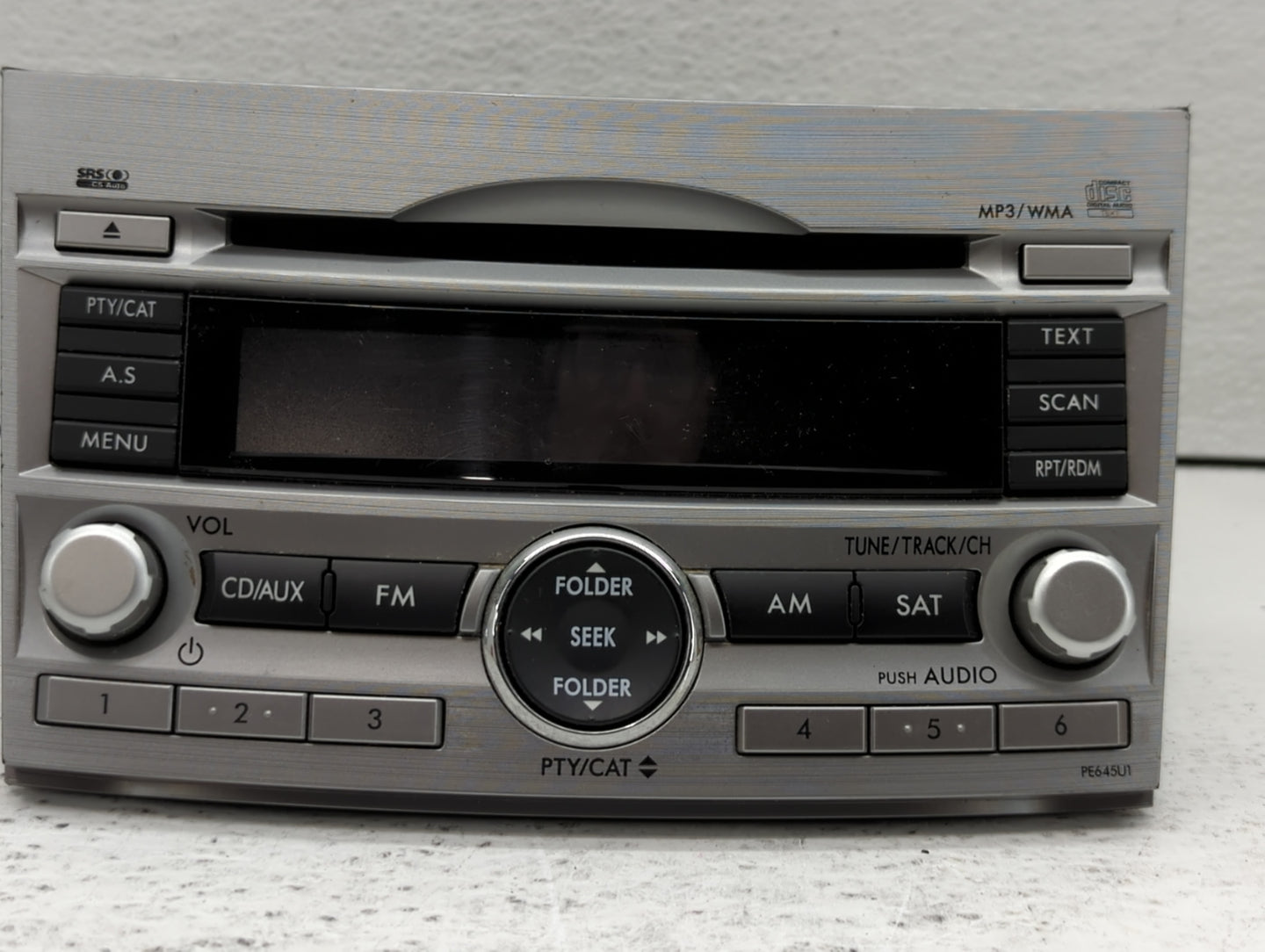 2010-2012 Subaru Legacy Am Fm Cd Player Radio Receiver - Oemusedautoparts1.com