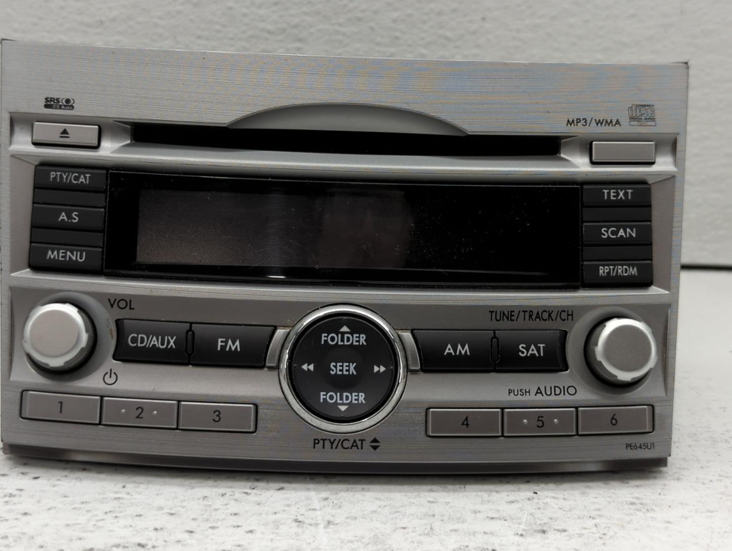 2010-2012 Subaru Legacy Am Fm Cd Player Radio Receiver - Oemusedautoparts1.com