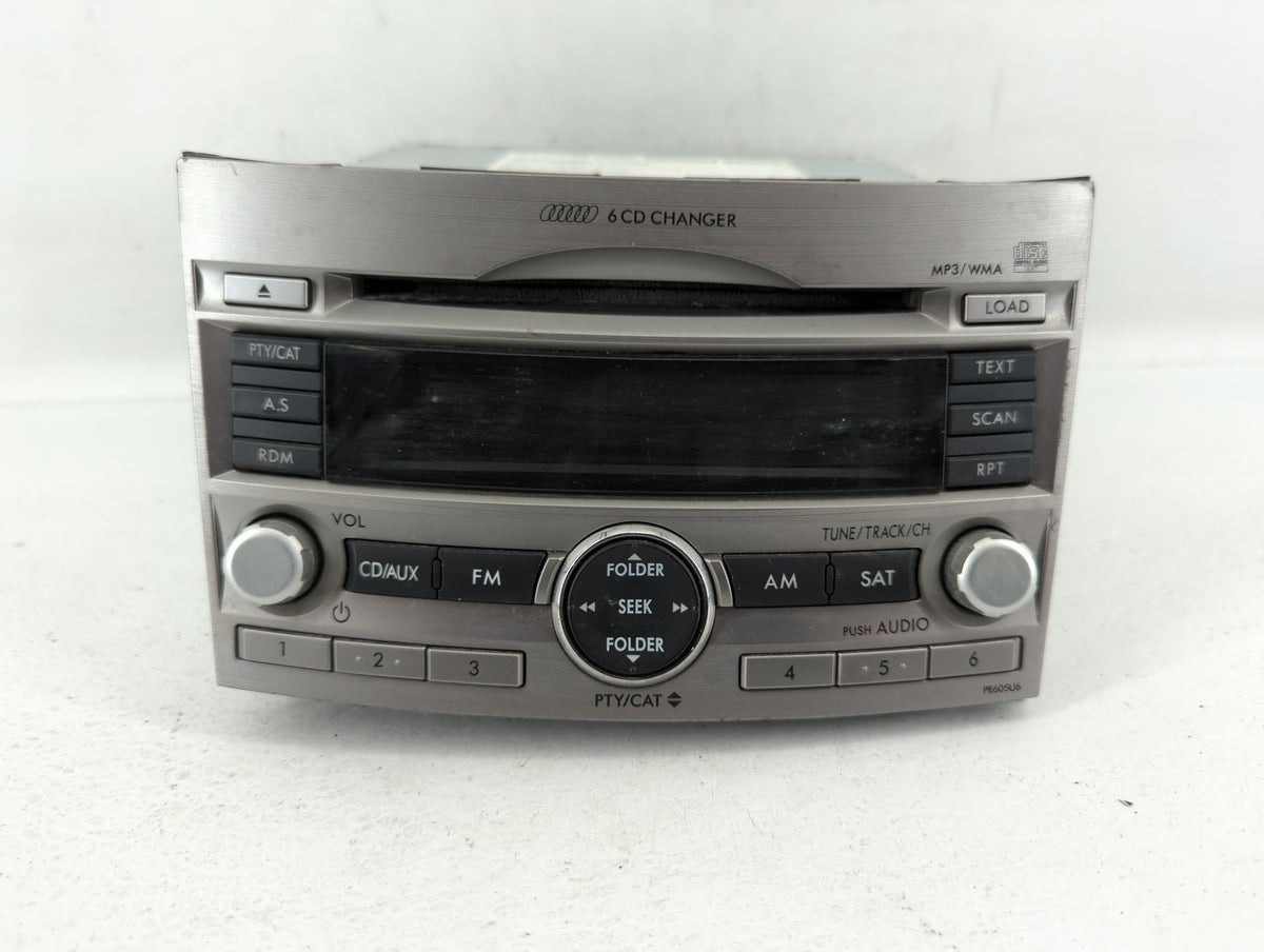 2010-2012 Subaru Legacy Am Fm Cd Player Radio Receiver 526708 - Oemusedautoparts1.com