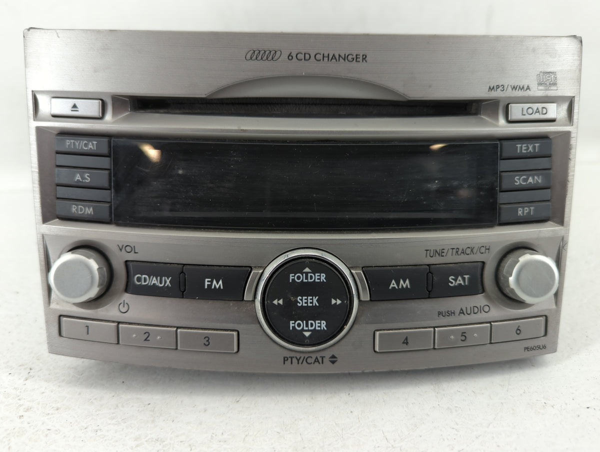 2010-2012 Subaru Legacy Am Fm Cd Player Radio Receiver 526708 - Oemusedautoparts1.com
