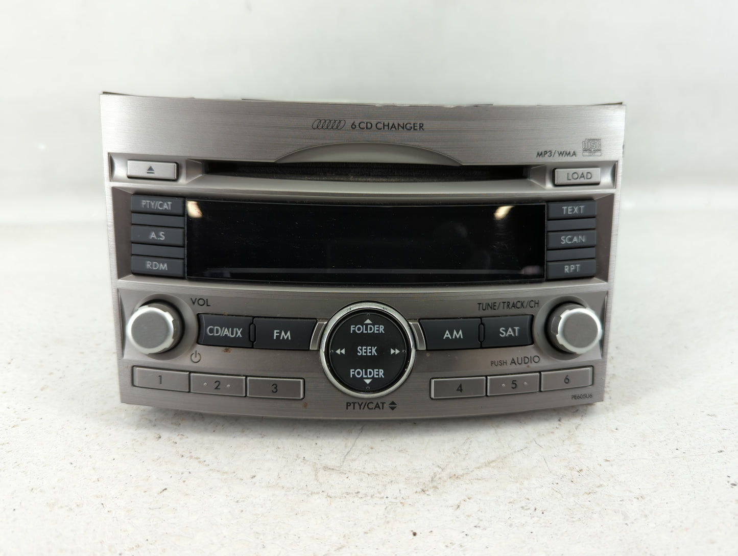 2010-2012 Subaru Legacy Am Fm Cd Player Radio Receiver - Oemusedautoparts1.com